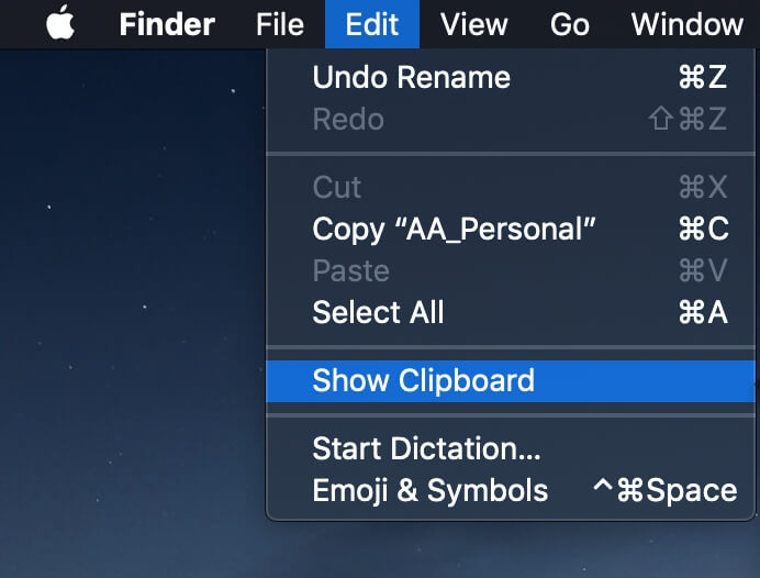 clear copy paste memory for office for mac